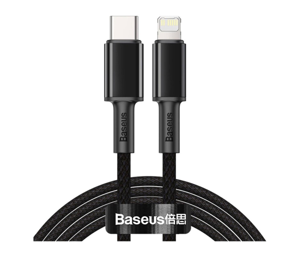 Baseus Kabel Lightning - USB-C PD 20W 480Mb/s 2m czarny - 1502039 - zdjęcie